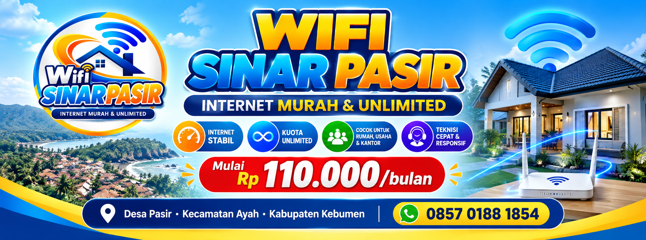 WiFi Sinar Pasir - Internet Murah & Unlimited